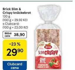 Tesco Brick Slim & Crispy knäckebrot, 130 g nabídka