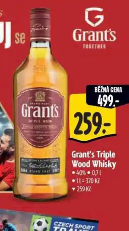 Albert Grant's Triple Wood Whisky 0,7 l nabídka