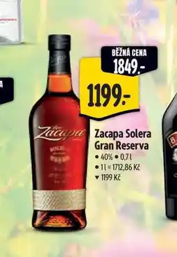 Albert Zacapa Solera Gran Reserva 0,7 l nabídka