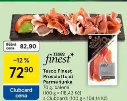 Tesco Tesco Finest Prosciutto di Parma šunka, 70 g nabídka