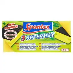 Albert Spontex Supermax tvarované houbičky na nádobí 3 ks nabídka