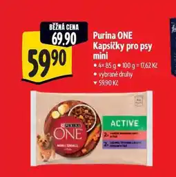 Albert Purina ONE Kapsičky pro psy 4x85 g nabídka
