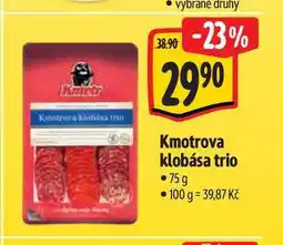 Albert Kmotrova klobása trio 75 g nabídka