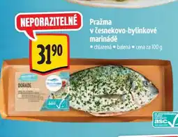 Albert Pražma v česnekovo-bylinkové marinádě 100 g nabídka