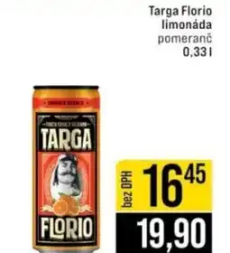 Jip Targa Florio limonáda pomeranč nabídka