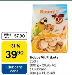 Tesco Hobby Vit Piškoty, 200 g nabídka