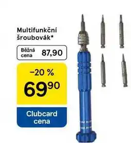 Tesco Multifunkční šroubovák nabídka