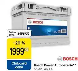 Tesco Bosch Power Autobaterie, 55 Ah, 460 A nabídka
