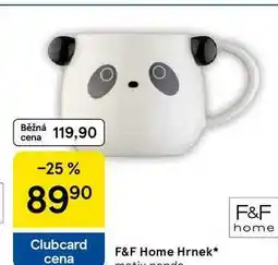 Tesco F&F Home Hrnek nabídka
