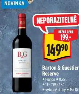 Albert Barton & Guestier Reserve 0,75 l nabídka