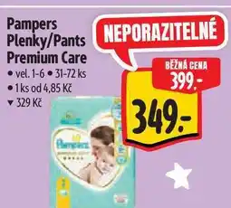 Albert Pampers Plenky/Pants Premium Care vel. 1-6.31-72 ks nabídka