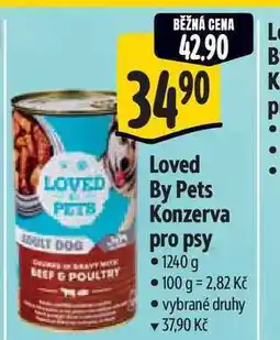 Albert Loved By Pets Konzerva pro psy 1240 g nabídka