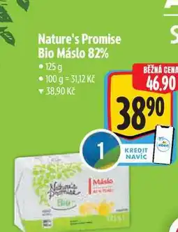 Albert Nature's Promise Bio Máslo 82% 125 g nabídka