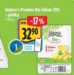 Albert Nature's Promise Bio Eidam 30% - plátky 100 g nabídka