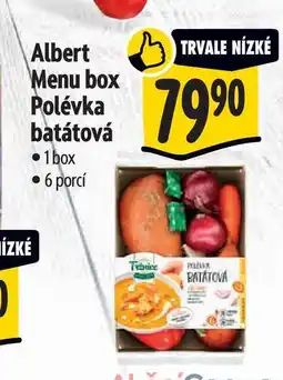 Albert Albert Menu box Polévka batátová 1 box nabídka