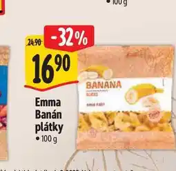 Albert Emma Banán plátky 100 g nabídka