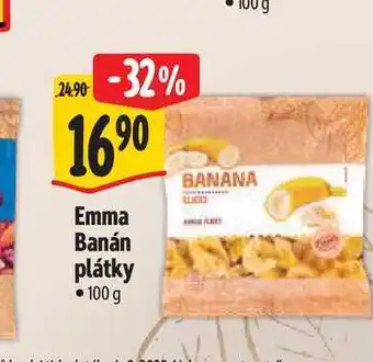 Albert Emma Banán plátky 100 g nabídka