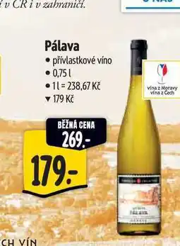 Albert Pálava 0,75 l nabídka