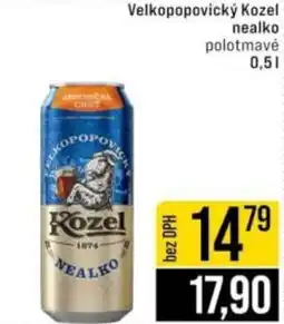Jip Velkopopovický Kozel nealko nabídka