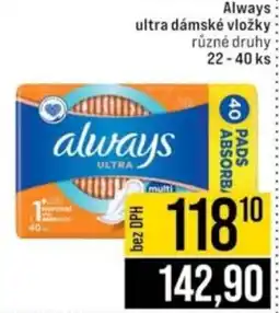 Jip Always ultra dámské vložky nabídka