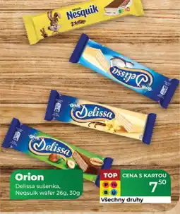 Tamda Foods Orion Delissa sušenka, Neqsuik wafer nabídka