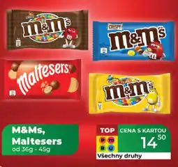 Tamda Foods M&Ms, Maltesers nabídka