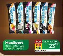 Tamda Foods MaxSport Royal Protein Cream & cookies nabídka