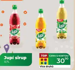 Tamda Foods Jupí sirup nabídka