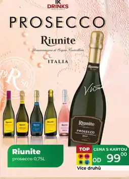 Tamda Foods Riunite prosecco nabídka