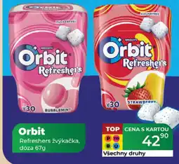 Tamda Foods Orbit Refreshers žvýkačka, dóza nabídka