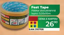 Tamda Foods Fest Tape Páska oboustranná lepící nabídka