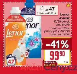 Billa Lenor Aviváž 47/59 dávek nabídka