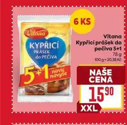 Billa Vitana Kypřící prášek do pečiva 5+1 78 g nabídka