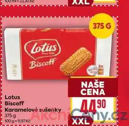 Billa Lotus Biscoff Karamelové sušenky 375 g nabídka
