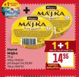 Billa Hamé Májka 75g nabídka