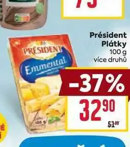 Billa Président Plátky 100 g nabídka