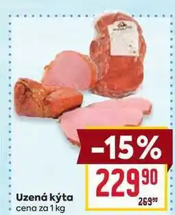 Billa Uzená kýta cena za 1 kg nabídka
