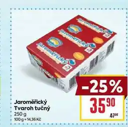 Billa Jaroměřický Tvaroh tučný 250 g nabídka