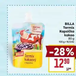 Billa BILLA Termix Kapsička kakao 80 g nabídka