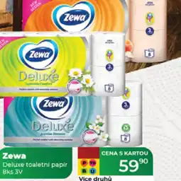 Tamda Foods Zewa Deluxe toaletní papír 8ks 3V nabídka