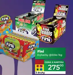 Tamda Foods Fini žvýkačky nabídka