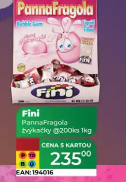 Tamda Foods Fini PannaFragola žvýkačky nabídka