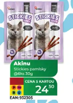 Tamda Foods Akinu Stickies pamlsky nabídka