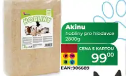 Tamda Foods Akinu hobliny pro hlodavce nabídka