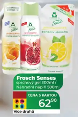 Tamda Foods Frosch Senses sprchový gel/ Náhradní náplň nabídka