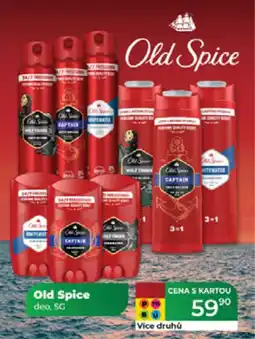 Tamda Foods Old Spice deo, SG nabídka