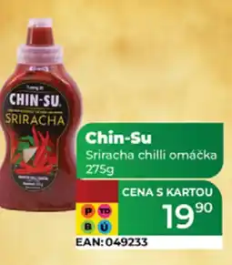 Tamda Foods Chin-Su Sriracha chilli omáčka nabídka