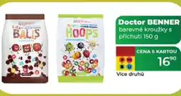 Tamda Foods Doctor BENNER barevné kroužky s příchutí nabídka