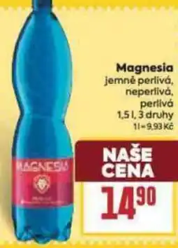 Billa Magnesia jemné perlivá, neperlivá, perlivá nabídka