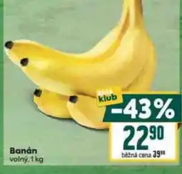 Billa Banán volný nabídka